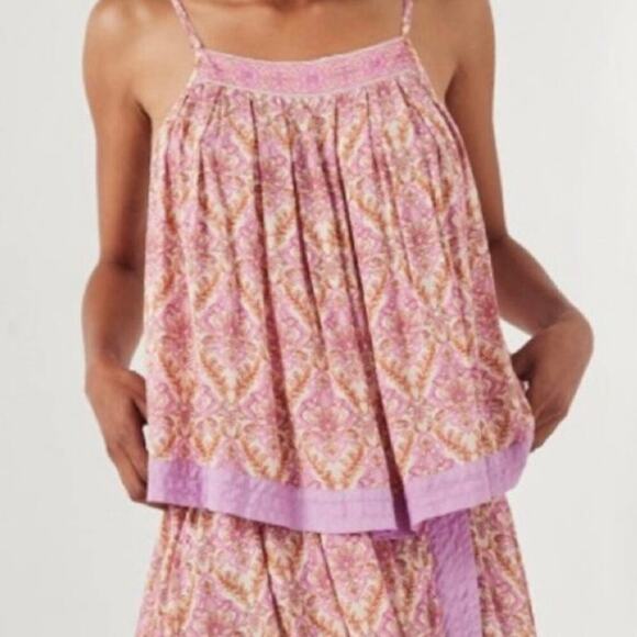 Spell & The Gypsy Jewel Smocked Cami In Quartz XS - Picture 1 of 7